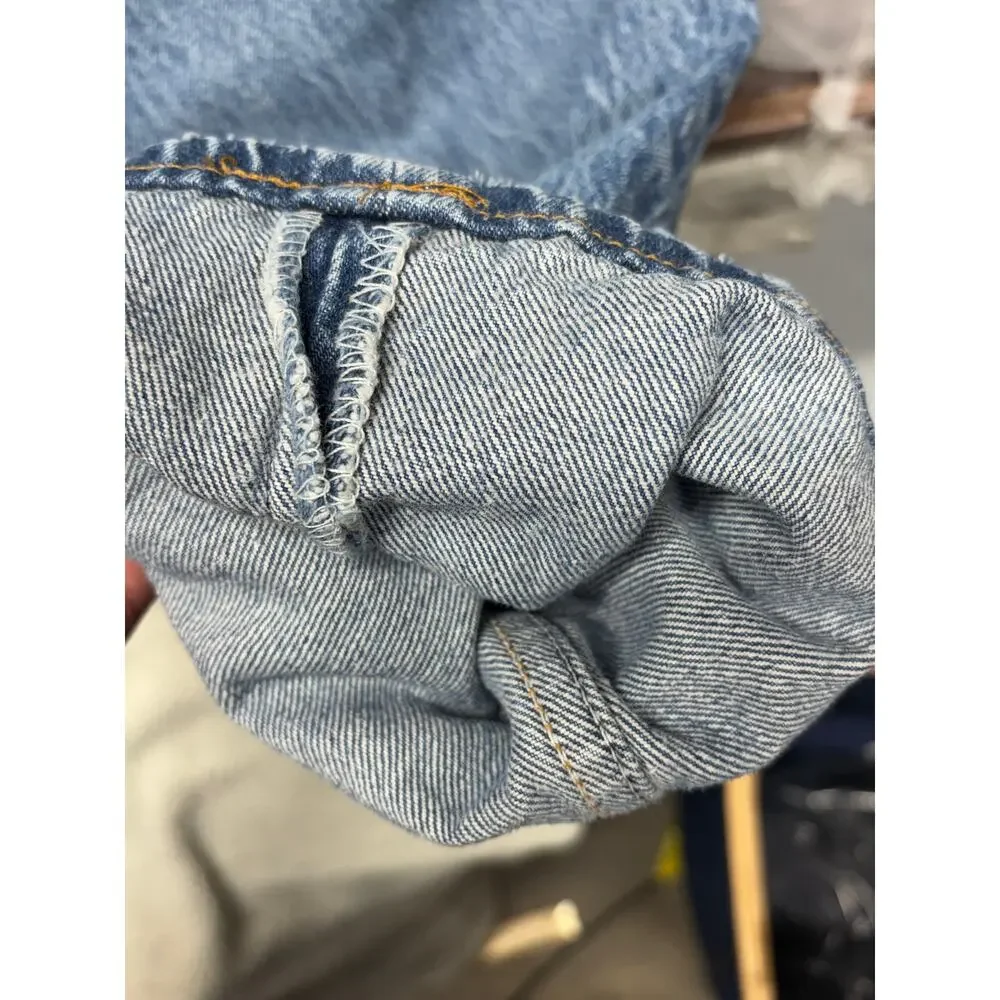 Vintage Levi's 501 Jeans 33x34 Men Straight Leg 501-0115 Made in USA 1991